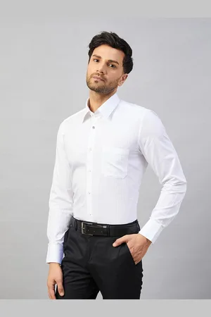 LOUIS STITCH Comfort Striped Cotton Formal Shirt