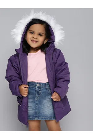 HERE&NOW Girls Solid Quilted Jacket