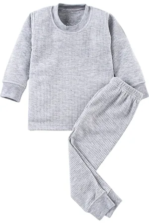 The Boo Boo Club Kids Ribbed Round Neck Cotton Thermal Set