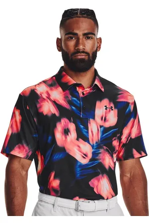 Under Armour Floral Printed Relaxed Fit Playoff Polo 2.0 T-Shirt