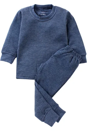 The Boo Boo Club Kids Ribbed Round Neck Cotton Thermal Set