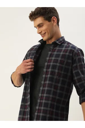 Mast & Harbour Men Standard Opaque Checked Casual Shirt