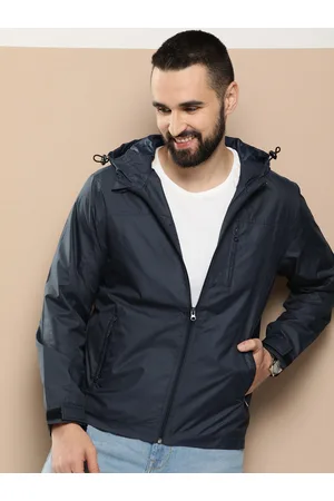 HERE&NOW Solid Hooded Tailored Jacket