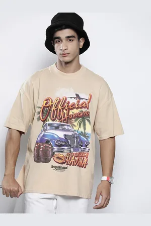 Boohoo Printed Oversized Pure Cotton T-shirt