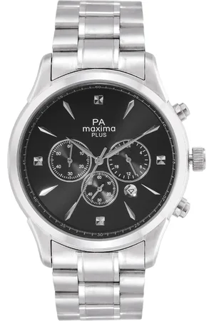Maxima Men Bracelet Style Straps Analogue Chronograph Watch 48811CMGS