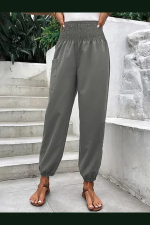 LULU & SKY Women Mom Fit High-Rise Smart Joggers