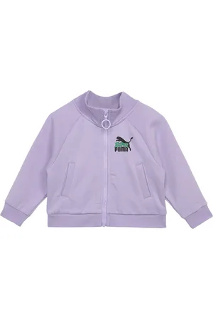 PUMA Girls Printed Cotton Sporty Jacket