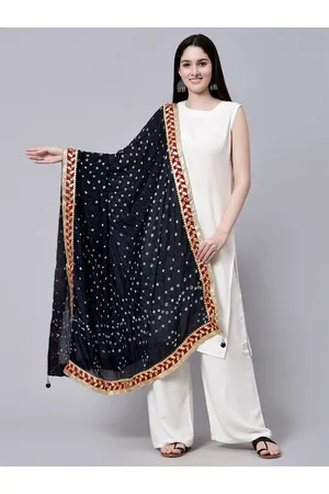 Aditi Wasan Bandhani Printed Chiffon Dupatta