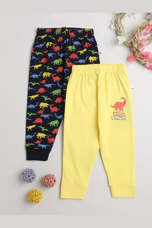 BUMZEE Boys Pack Of 2 Printed Cotton Jogger