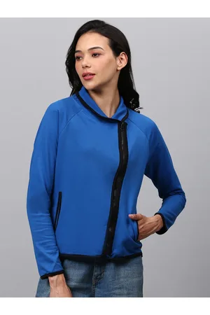 Campus Women Blue Tailored Jacket