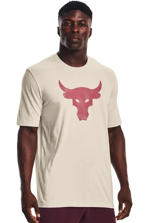 Under Armour Project Rock Brahma Bull Graphic Printed Relaxed Fit Training T-Shirt