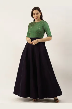Ethnovog Self Design Maxi Dress