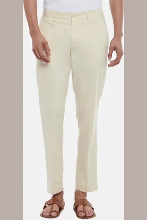 Pantaloons Men Beige Trousers