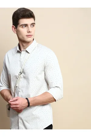 Invictus Men Sport Micro Ditsy Printed Slim Fit Opaque Casual Shirt