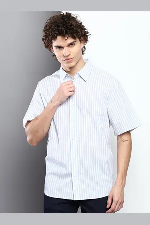 Calvin Klein Men Striped Casual Shirt