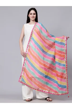 Aditi Wasan Striped Chiffon Dupatta