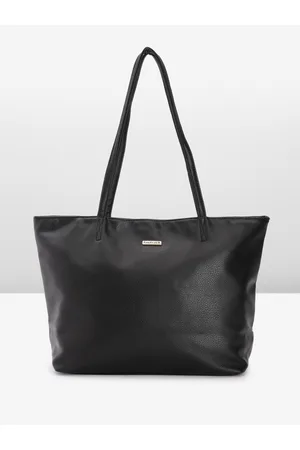 Fastrack Women Solid Tote Bag with Dual Shoulder Straps