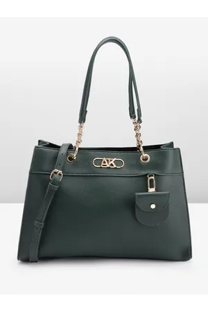 Anne Klein Brand Logo Detail Structured Shoulder Bag