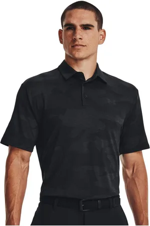 Under Armour Playoff Camo Jacquard Relaxed Fit Polo T-Shirt