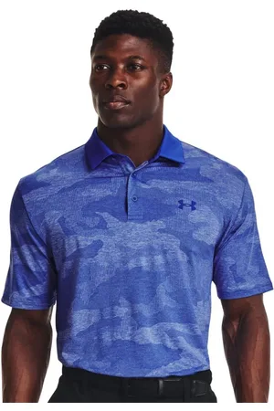 Under Armour Playoff Camo Jacquard Relaxed Fit Polo T-Shirt