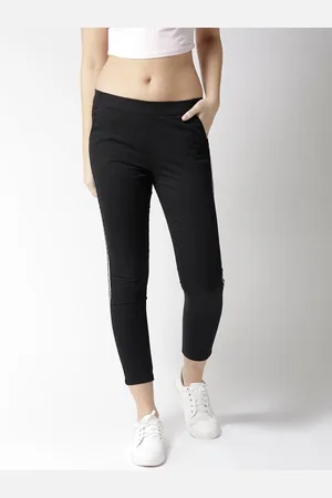 Xpose Women Black Solid Skinny-Fit Treggings