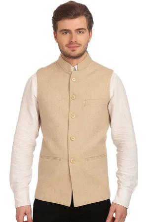 Wintage Mandarin Collar Nehru Jacket