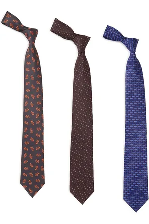 Tossido Men Pack of 3 Printed Broad Tie
