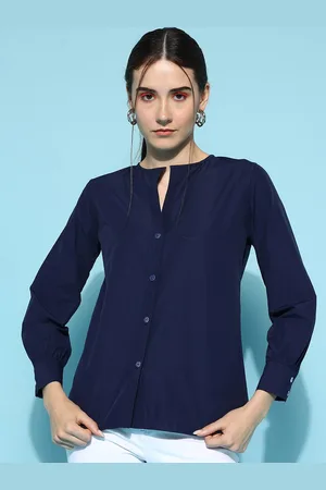 Kalini Comfort Mandarin Collar Formal Shirt