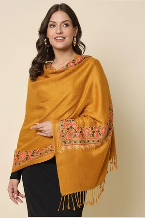HERE&NOW Floral Embroidered Shawl