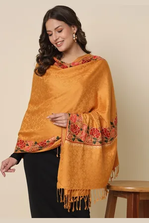 HERE&NOW Floral Embroidered Shawl