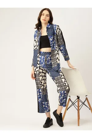 DressBerry Women Printed Shirt with Trousers