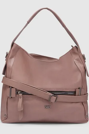 Globus Women Taupe Solid Hobo Bag