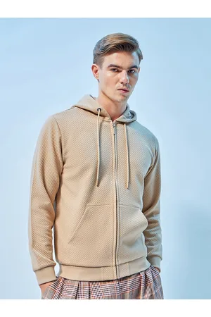 Bewakoof Hooded Front-Open Sweatshirt
