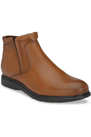 Delize Men Brown Flat Boots