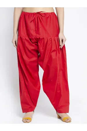 GRACIT Women Red Solid Loose-Fit Salwar