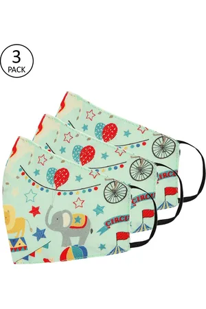 Tossido Kids Pack Of 3 3-Ply Reusable Outdoor Masks