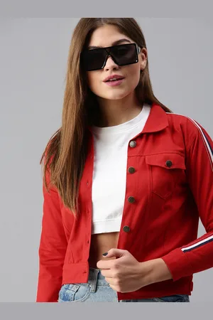 Buy Green Jackets & Coats for Women by VOXATI Online