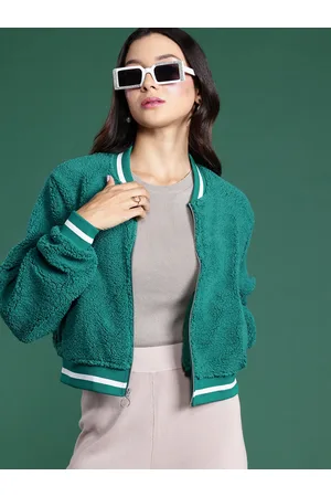DressBerry Fleece Bomber Jacket