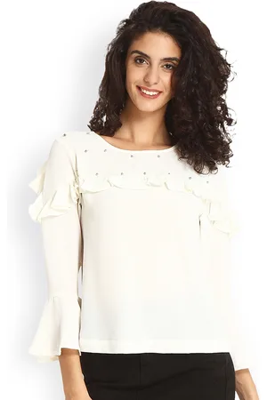 Gipsy Women White Solid Top