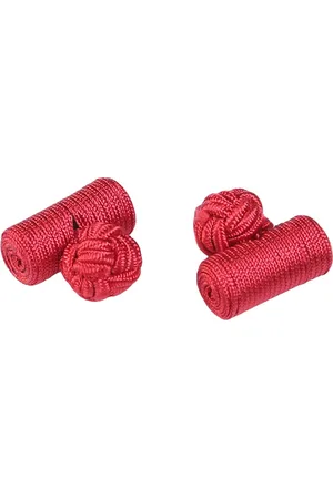 Tossido Red Cylinder Cufflinks
