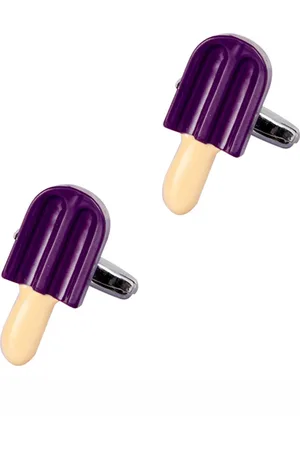 Tossido Men Purple Quirky Cufflinks