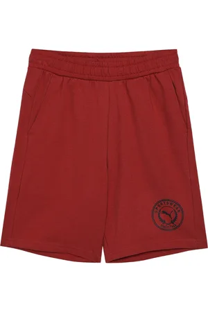 PUMA Boys Regular Fit Cotton Sports Shorts
