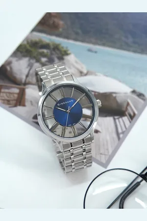 Giordano Men Stainless Steel Bracelet Style Straps Analogue Watch GZ-50093-11