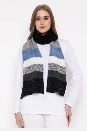 513 Clothing Self Design Striped Muffler