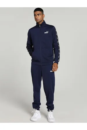 PUMA Men Mock Collar Tracksuit