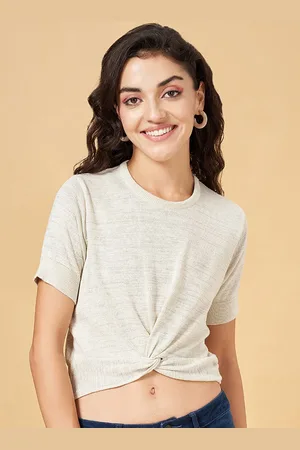 PEOPLE Cotton Crop Top