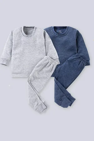 The Boo Boo Club Kids Pack Of 2 Knitted Cotton Thermal Set