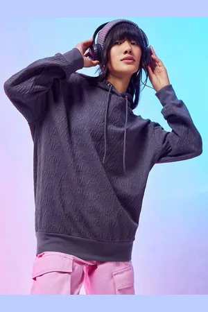 Bewakoof Hooded Oversized Sweatshirt