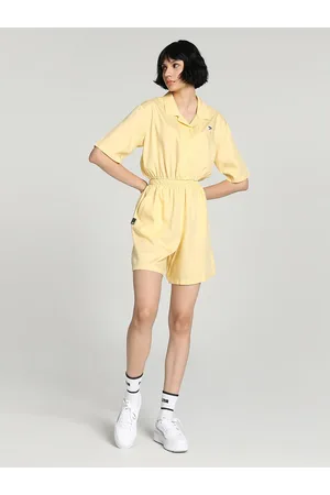 PUMA Downtown Lapel Collar Jumpsuit