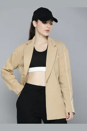 PUMA T7 Brand Logo Embroidered Single-Breasted Blazer